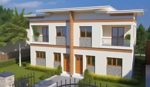 4 Bed Modern Duplex Floorplan Concept Plans Dual Living Vacation Builders Elevations Plans Building Airbnb House PDF Instant Download - Etsy