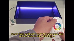 Stainless Steel Shower Niche 12" X 36", 3-Tiers No Tile Needed Wall Niche with RGB Led Light, Recessed Shower Shelf for Bathroom Storage Over Mount Installation, Matte White