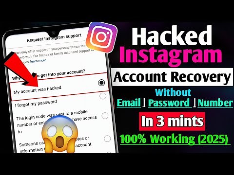 How to Recover a Hacked Instagram Account (2025) | Instagram Hacked Account Recovery 2025