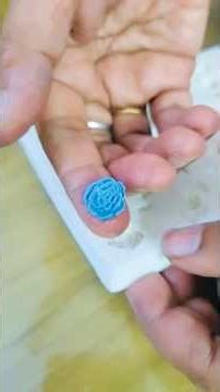 #short Gum paste flower making idea using silicone mold