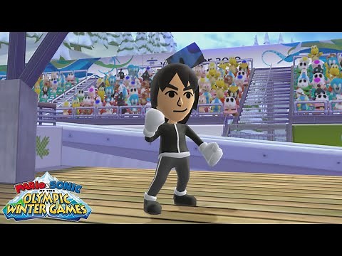 Mario & Sonic at the Olympic Winter Games (Wii) [4K] - Festival Mode (Singles)