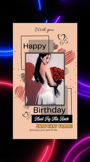 Snapchat Birthday Template Tutorial 🎂✨ | Aesthetic Soft Girl Edit|#aestheticedit #snapchattemplets