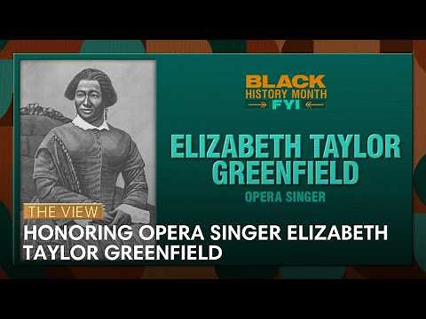 Honoring Opera Singer Elizabeth Taylor Greenfield | The View