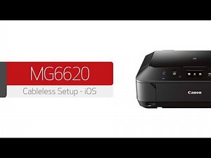 Canon PIXMA MG6620 - Connecting Your iOS Device