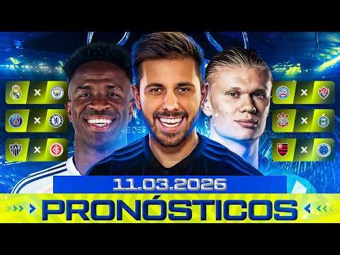 PRONÓSTICOS DE FÚTBOL DEL DÍA 11 03 2026 + BOLETO LISTO