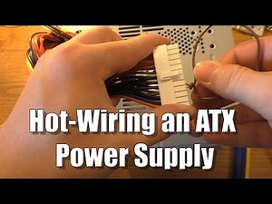 Getting 12V From an ATX Power Supply in a Pinch
