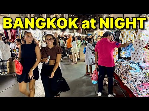 BANGKOK THAILAND at NIGHT 🇹🇭 The City with the WORLD’S BEST Street Markets? | 2025 Night Walk