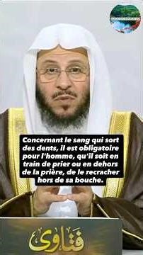 Avaler du sang qui sort des dents