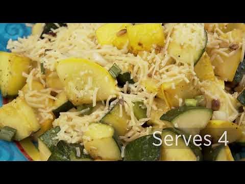 Sautéed Summer Squash in Garlic Butter