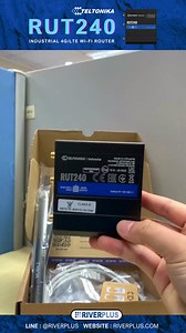 2.6K views · 11 reactions | RUT240 Industrial 4G/LTE Wi-Fi Router - 4G LTE (Cat 4), 3G, 2G - Wireless Access Point with Hotspot functionality - RMS : For remote management, access & VPN services #rut240 #teltonika #riverplus #router #industrial | Riverplus | Facebook