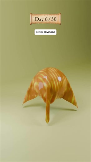 Day 6/30 – 0 vs 4096 Cloth on Pyramid 😳🧵 | Insane Difference