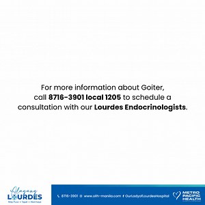 Goiter, or the abnormal... - Our Lady of Lourdes Hospital