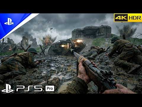 BATTLE IN RIBECOURT FRANCE 1918 | Over The Top | Ultra Realistic Gameplay (4k60fps)