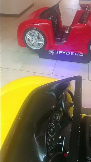Jolly Roger Yellow Spydero Kiddie Ride mega Fail
