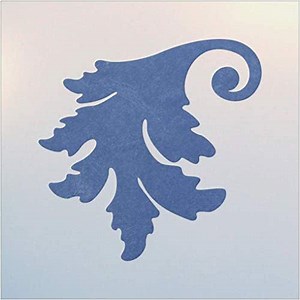 Acanthus Leaf 2 Stencil - 6.0" x 6.0" French France Country Stencils Deco Art Painting DIY Craft Plastic Wall Stencil Home Decoration French Words Reusable Mylar Template - The Artful Stencil