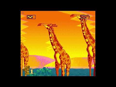 Lion King 1994 Game Normal Playthrough With Both Simbas, Part 1