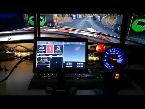 SimHub - dirt 4 dash, tachometer, maps and speed indicator