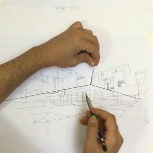 273K views · 986 reactions | Perspective drawing with thin string by @architectdrw (on Instagram). | Art Collective | Facebook