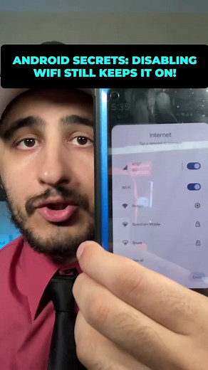 3.5K views · 42 reactions | Another Android trick most people don't know about. Turning off your Wi-Fi doesn't mean that you actually turned it off. . By default Wi-Fi scanning is turned on which means apps can still connect to your wi-fi even if it is turned off. . Want an extra layer of privacy? Turn off wifi scanning!  . Like, share, and follow for more crazy android tips and tricks! 鸞 . #android #googlepixel #androidtips #phone #androidhacks #technology #tech | Joe George | Facebook