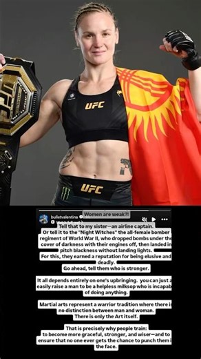 Valentina Shevchenko is not happy with Khabib Nurmagomedov after comments about women in Sports 😠