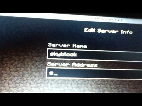 minecraft skyblock server server name