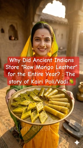 How Ancient Kitchens Engineered Shelf-Stable fruit leather Kairi Poli!🛡️✨ #shorts #historyfacts