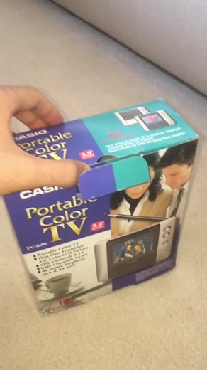 7.9K views · 128 reactions | Casio Pocket TV #casio #tv #retro #pocket | ToonDesk | Facebook