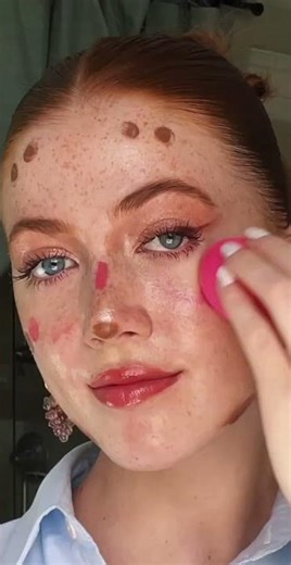 Makeup Hack! Do this for a natural beauty look- freckle friendly tutorial! Audio:‪@ChloeMorello‬