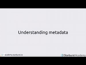 Understanding metadata and data lakes | Starburst Academy