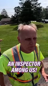 The Building Inspector Is Here To Ask His Questions! #work #business #concrete | Victory Outdoor Services