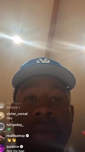 Tyler, The Creator Updates on Instagram: "Tyler’s full live from a few minutes ago  Big thanks to @raph.dbl_ for sending me this!"