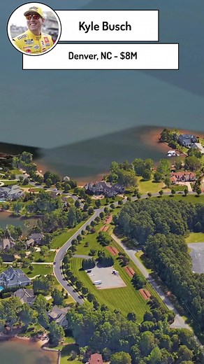 Kyle Busch’s house in North Carolina worth $8M #kylebusch #nascar #racing #daytona500 #house #realtor #foryou #fyp
