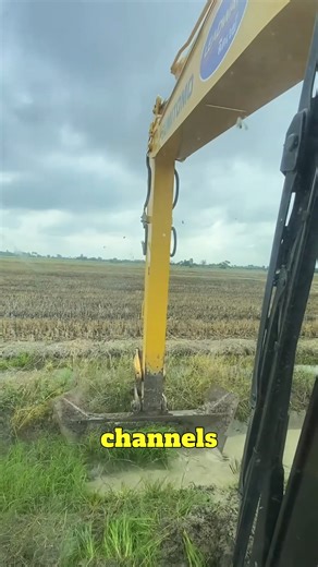 This excavator uses a wide grading bucket that stays level while moving #fblifestyle #dailyvibes #WorkSmarter #HeavyMachinery #EngineeringInAction | Rosa Studio TV
