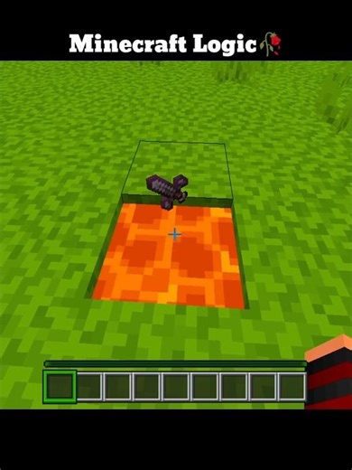 Minecraft Logic 🤯! #minecraft