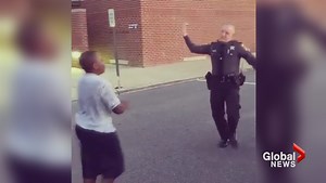 Cop takes on North Carolina boy in dance-off challenge