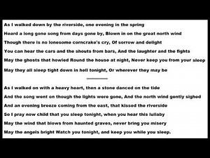 The Pogues Lullaby Of London with Lyrics