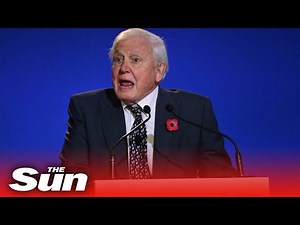Sir David Attenborough tells COP26 'the world is looking to you'