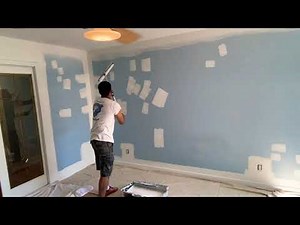 How to prime walls with 18” roller like a pro!