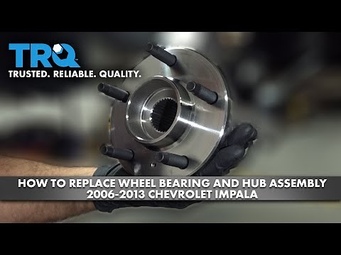 How to Replace Wheel Bearing and Hub Assembly 2006-2013 Chevrolet Impala
