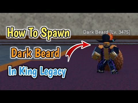 How To Spawn Dark Beard Boss In King Legacy | Dark Beard Boss Guide