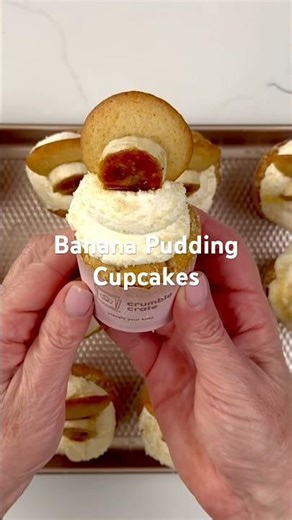 Banana Pudding Cupcakes ASMR