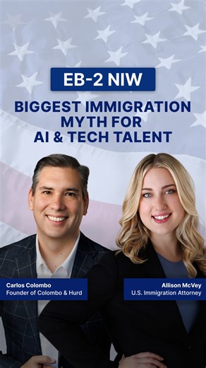 💡 If you’re building the future of technology… the U.S. needs you. From AI researchers to software engineers, data scientists, and cloud architects, tech innovators are driving EB-2 NIW opportunities. In this video, Carlos Colombo and Allison McVey explain how emerging tech work may well be an excellent path for a self-sponsored green card and unlock major opportunities in the United States. 🔗 Curious about what doors the EB-2 NIW opens for tech talent? Check our link for a free evaluation: ht