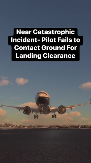 456K views · 1.4K reactions | Near Catastrophic Incident- Pilot Fails to Contact Ground For Landing Clearance #atc #aviation #plane #pilot #airplane #avgeek #airport #documentary #sky | Flight Simulator Fantasy | Facebook
