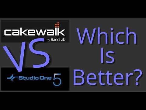 Cakewalk by Bandlab vs Studio One 2020