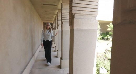 Here’s my full report from the historic Hollyhock House designed by Frank Lloyd Wright, with significant contributions from Rudolf Schindler, Richard Neutra and Lloyd Wright. Hollyhock House is a gorgeous Mayan Revival style house with 17 rooms and 7 bathrooms. Oil heiress, theater producer, single mother, and social activist Aline Barnsdall commissioned the house, and it was originally intended to be part of an avant-garde arts and theater complex known as Olive Hill, now known as Barnsdall Art