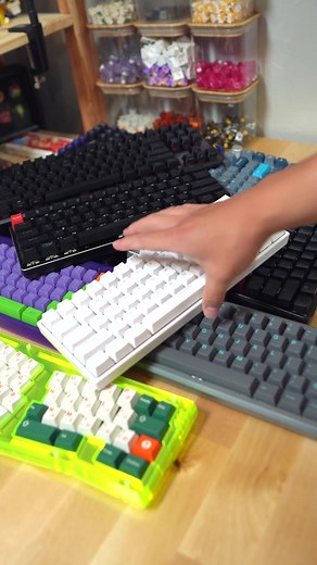 If your friend sent you this you have a keyboard addiction. #mechanicalkeyboard #keyboard #techtok #pcsetup #gamingsetup