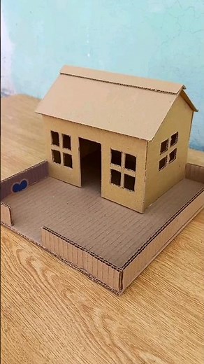 how To Make Cardboard House #cardboardhouse