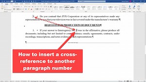Cross-referencing an interrogatory in a request for production (2 ways) - Legal Office Guru