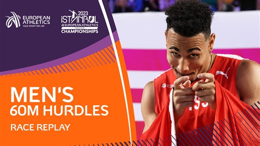 30K views · 1.1K reactions | The joint second fastest European in history. 掠 Jason Joseph storms to 60m hurdles gold in Istanbul in 7.41! ⚡ | European Athletics | Facebook