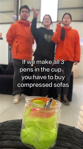 If we make 3 pens in the cup#compressedsofa #compressed sofa #kidsofa #petbed #sofa factory